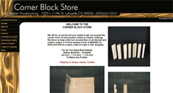 Desktop Screenshot of cornerblockstore.com